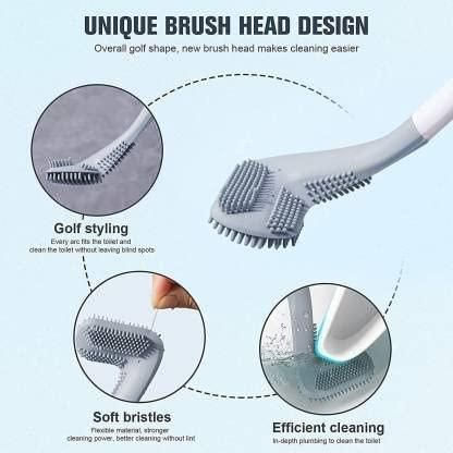 Golf Shape Toilet Brush Cleaner - L Shape (Pack of 2)